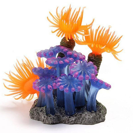 Fish Tank Decoration Soft Coral Simulation Marine Anemone Aquarium Landscape