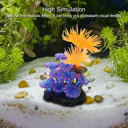 Fish Tank Decoration Soft Coral Simulation Marine Anemone Aquarium Landscape