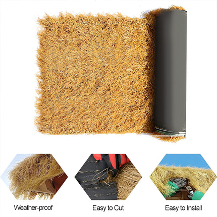 Artificial Thatch Roofing Simulation Straw for Garden Sheds Gazebos Cabins