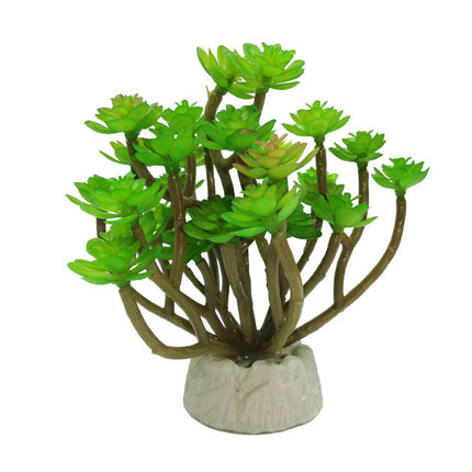 Artificial Aquarium Plant Plastic Lotus Leaf Landscape Decor for Fish Tank