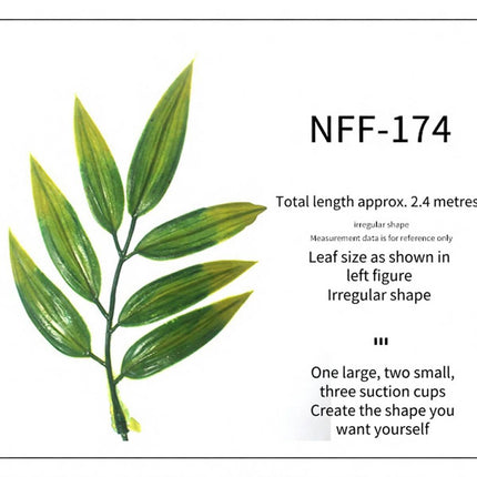Artificial Reptile Terrarium Plant Leaves 70 to 80cm