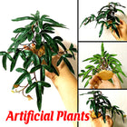 Artificial Plants Green Simulation Foliage for Pet Habitat Decoration Ornament