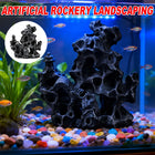 Aquarium Decor Fake Rock Mountain Ornament Cave Hideout for Fish Tank Decoration