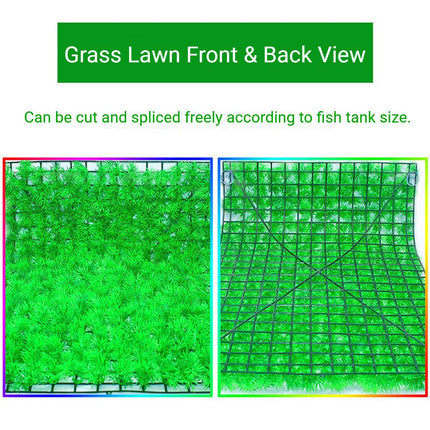 Artificial Grass Lawn Aquarium Landscaping Decoration Tank Synthetic Turf Mat