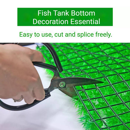 Artificial Grass Lawn Aquarium Landscaping Decoration Tank Synthetic Turf Mat