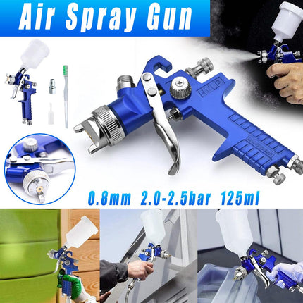 HVLP Gravity Feed Spray Tool Automotive Paint Sprayer Kit Nozzle Set