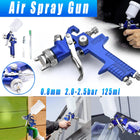 HVLP Gravity Feed Spray Tool Automotive Paint Sprayer Kit Nozzle Set