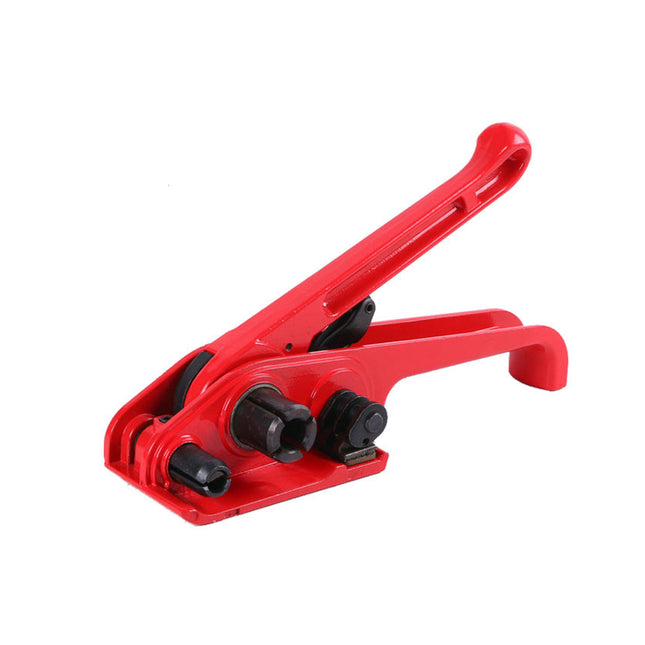 Red Strapping Tool Manual Tensioner Plastic Steel Band Packing Tightening Device