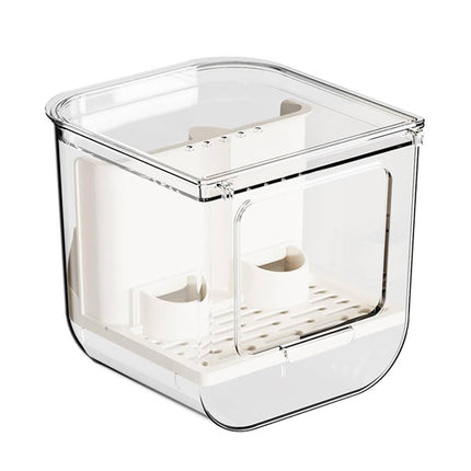 Automatic Clear Bird Feeder No Spill Seed Station