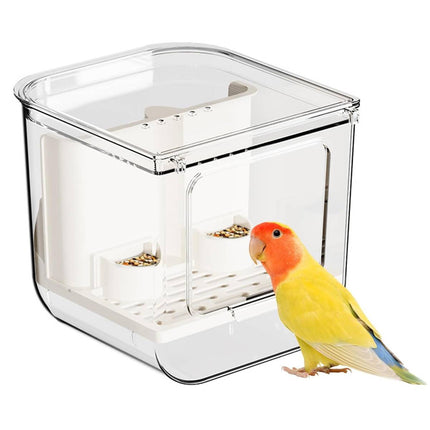 Automatic Clear Bird Feeder No Spill Seed Station