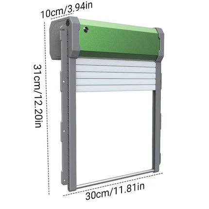 Solar Powered Automatic Chicken Coop Door Opener with Timer Light Sensor Remote