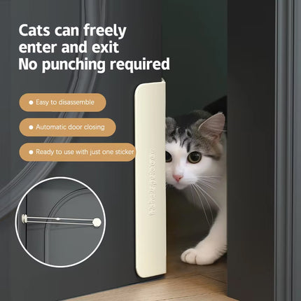 Automatic Pet Door Opener Durable for Cats Dogs Smart Keyless Entry System Use