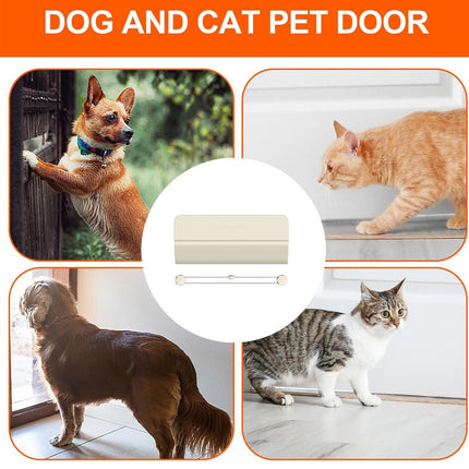 Automatic Pet Door Opener Durable for Cats Dogs Smart Keyless Entry System Use