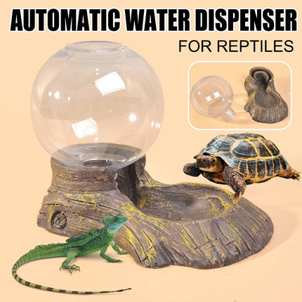 Reptile Automatic Water Dispenser Easy Clean for Terrarium Lizard Habitat Use