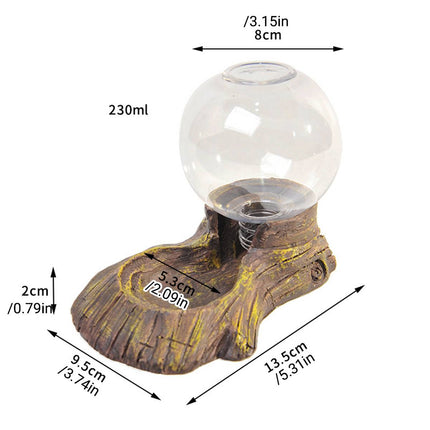 Reptile Automatic Water Dispenser Easy Clean for Terrarium Lizard Habitat Use