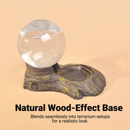 Reptile Automatic Water Dispenser Easy Clean for Terrarium Lizard Habitat Use