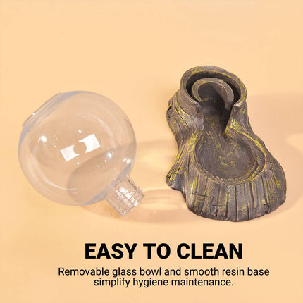Reptile Automatic Water Dispenser Easy Clean for Terrarium Lizard Habitat Use