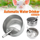 Pig Drinking Bowl Stainless Steel Automatic Water Dispenser Feeder Piglet Farm