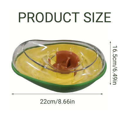 Avocado Shape Pet Feeder Toy Non Slip Durable Pet Supplies For Dogs Cats Use