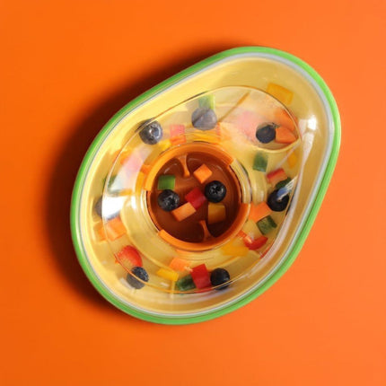 Avocado Shape Pet Feeder Toy Non Slip Durable Pet Supplies For Dogs Cats Use