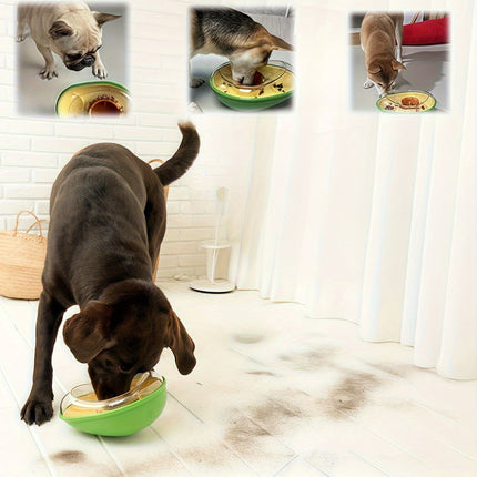 Avocado Shape Pet Feeder Toy Non Slip Durable Pet Supplies For Dogs Cats Use