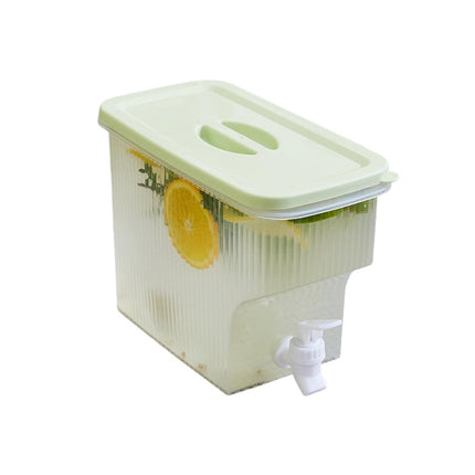 3.9L Water Jug with Tap Beverage Drink Dispenser Refrigerator Lemonade Container