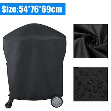 Cart Grill Cover Waterproof Protector For Weber Q200 Series 7113 Bbq Black Au