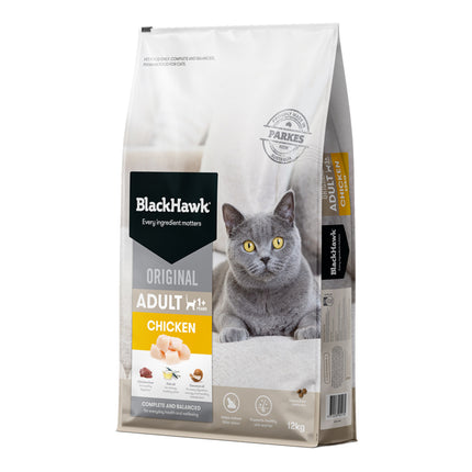 Black Hawk Original Dry Cat Food Adult Chicken 4 or 12KG