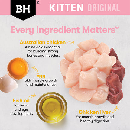 Black Hawk Original Dry Cat Food Kitten Chicken 4 or 8KG
