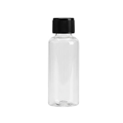 100Pcs 30ml Plastic Bottle Transparent Small Mouth Leakproof Dispenser Bottle