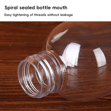 100Pcs 30ml Plastic Bottle Transparent Small Mouth Leakproof Dispenser Bottle