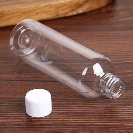 100Pcs 30ml Plastic Bottle Transparent Small Mouth Leakproof Dispenser Bottle
