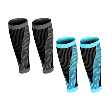 Aolikes L Size Compression Calf Sleeve Leg Brace Support Pain Relief Gym Running - Aimall