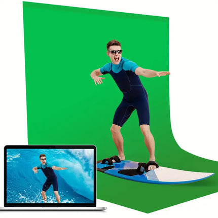 Professional Photography Background Cloth Wrinkle Resistant Durable Green/Black