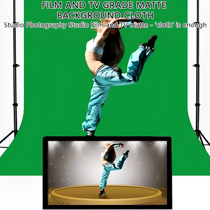 Professional Photography Background Cloth Wrinkle Resistant Durable Green/Black