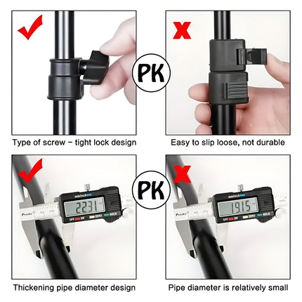 Photography Backdrop Stand T-Frame Durable for Photo Studio Video Shooting