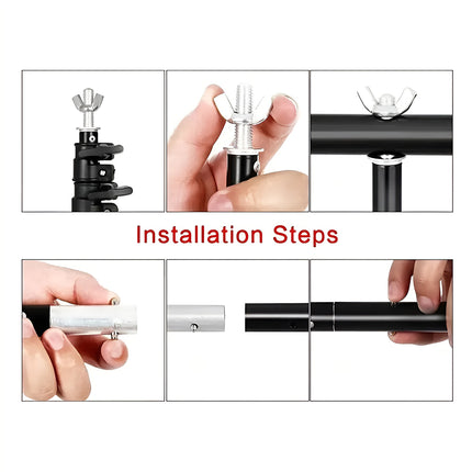 Photography Backdrop Stand T-Frame Durable for Photo Studio Video Shooting