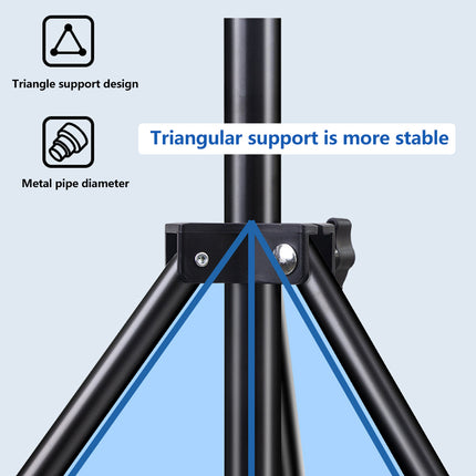 Photography Backdrop Stand T-Frame Durable for Photo Studio Video Shooting