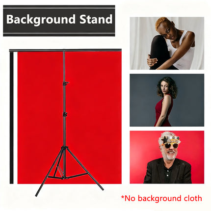 Photography Backdrop Stand T-Frame Durable for Photo Studio Video Shooting