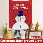 Christmas Line Hanging Cloth Bed Hanging Cloth Background Wall Cloth 100x70cm