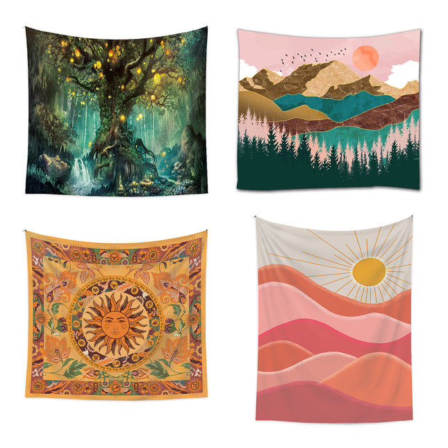 Bohemian Background Wall Hanging Cloth Home Decor Hippie Mandala Poster Art