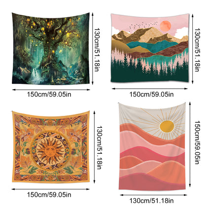 Bohemian Background Wall Hanging Cloth Home Decor Hippie Mandala Poster Art