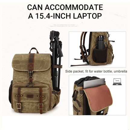 Large Capacity DSLR Camera Backpack Waterproof Durable for Cameras Photograph