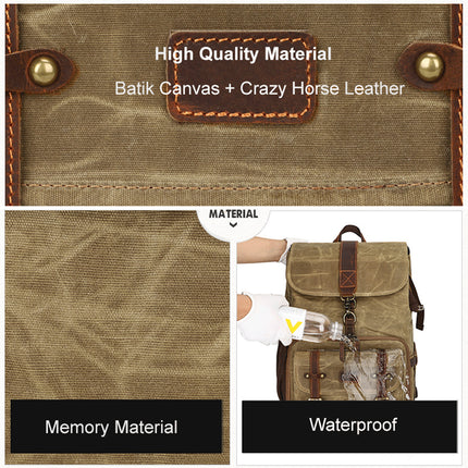 Large Capacity DSLR Camera Backpack Waterproof Durable for Cameras Photograph