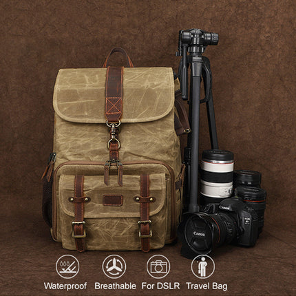 Large Capacity DSLR Camera Backpack Waterproof Durable for Cameras Photograph