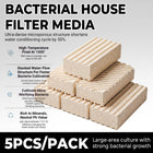 Aquarium Bacteria House Ceramic Filter Media 5 Pack Nitrifying Bricks