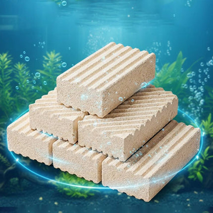 Aquarium Bacteria House Ceramic Filter Media 5 Pack Nitrifying Bricks
