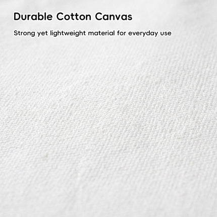 Blank Canvas Tote Bags 10 Pack Long Shoulder Straps