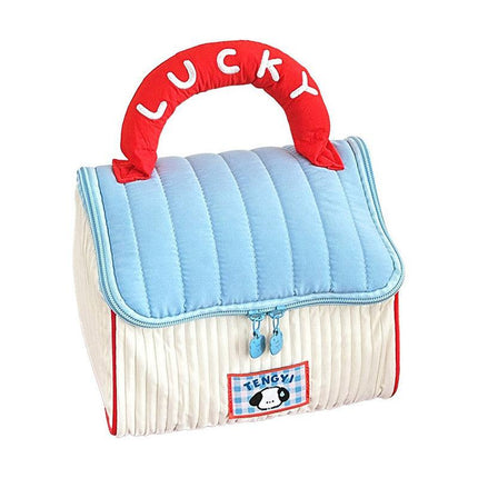 Cute Cabin Cosmetic Bag Large Capacity Portable Travel Storage Handheld Wash Bag