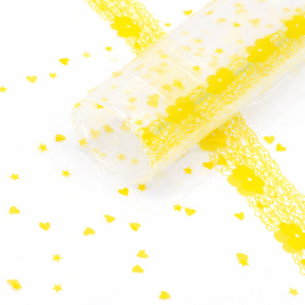 Clear Heart Print Plush Gift Bags 100 Pack 28x40cm